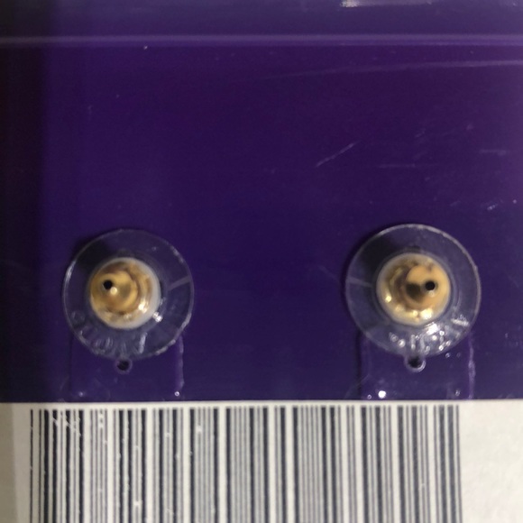 Red & Gold Poinsettia Earrings - Picture 5 of 5